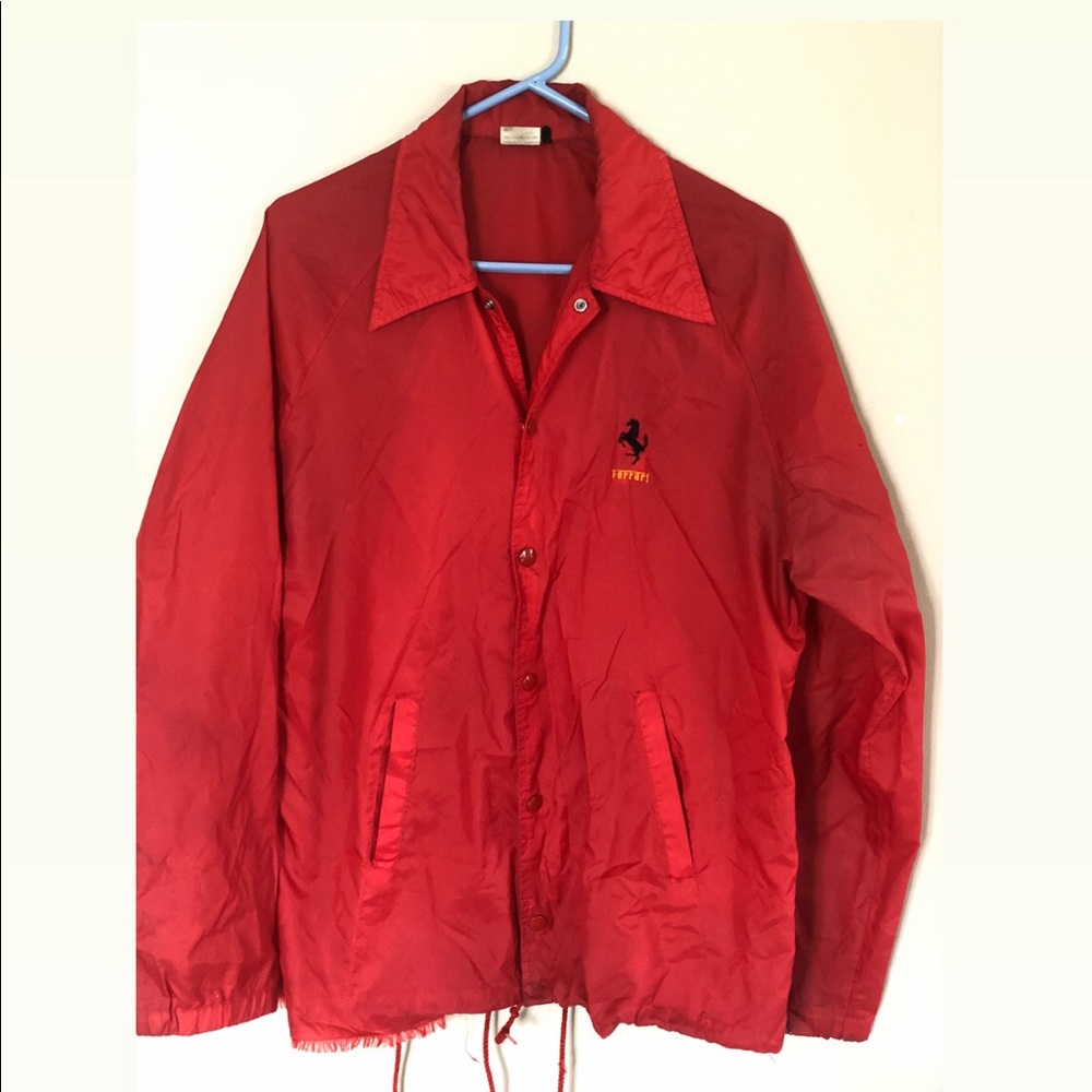 Vintage Ferrari Windbreaker Jacket